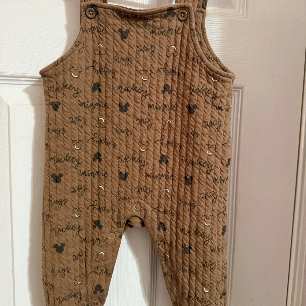 Disney Baby Mickey Mouse Quilted Overalls
